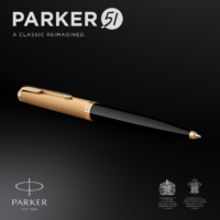 Kép 5/7 - Parker Royal 51 Premium Golyóstoll Black 