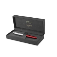 Kép 3/3 - Parker Royal Sonnet Essential Töltőtoll Red Króm klipsz