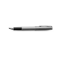 Kép 2/4 - Parker Royal Sonnet Essential Töltőtoll Stainless Steel Króm klipsz