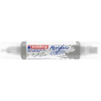 Kép 2/9 - Edding 5400 Akril marker 3D Double liner 2-3 mm/5-10 mm Rich silver