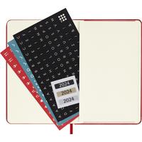 Kép 5/7 - Moleskine Határidőnapló 2024 12 Hónap Napi Kemény Piros "P"