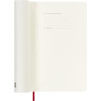 Kép 2/7 - Moleskine Határidőnapló 2024 12 Hónap Napi Puha Piros "L"