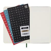 Kép 5/7 - Moleskine Határidőnapló 2024 12 Hónap Heti Puha Mirtusz Zöld "P"