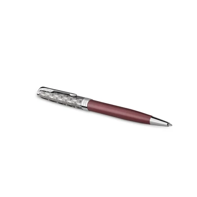 Parker Royal Sonnet Premium Golyóstoll Metal Red Króm klipsz