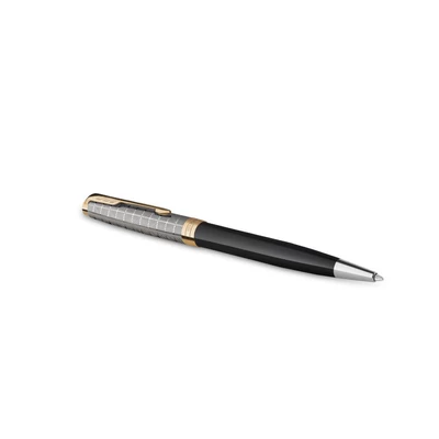 Parker Royal Sonnet Premium Golyóstoll Metal Black Arany klipsz