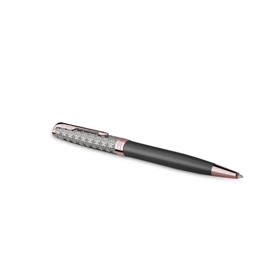 Parker Royal Sonnet Premium Golyóstoll Metal Grey Arany-rózsaszín klipsz