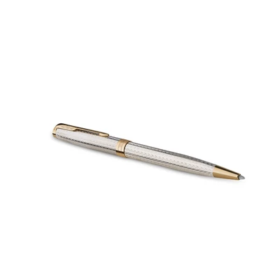 Parker Royal Sonnet Deluxe Golyóstoll 925 Ezüst Mistral, Arany Klipsz