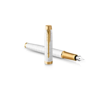 Parker Royal IM Premium Töltőtoll Pearl Arany klipsz