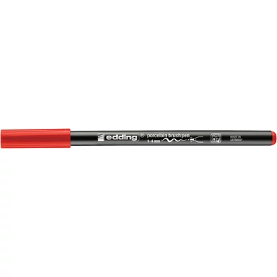 edding 4200 porcelán ecsetirón marker Red