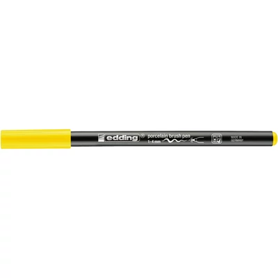 edding 4200 porcelán ecsetirón marker Yellow