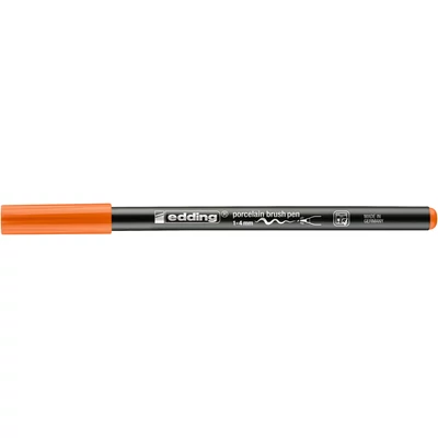 edding 4200 porcelán ecsetirón marker Orange