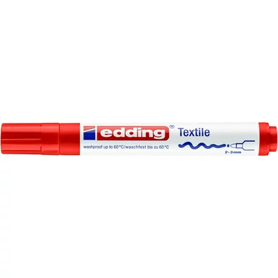 edding 4500 CR T-shirt textilmarker Red
