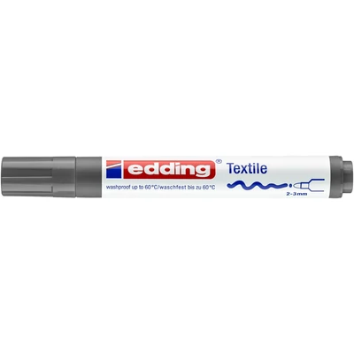 edding 4500 CR T-shirt textilmarker Grey
