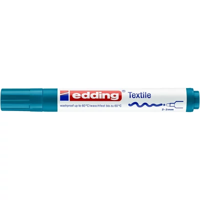 edding 4500 CR T-shirt textilmarker Orient Blue