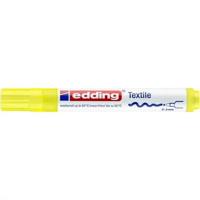 edding 4500 CR T-shirt textilmarker Fluor Yellow