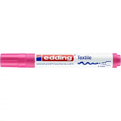 edding 4500 CR T-shirt textilmarker Fluor Pink