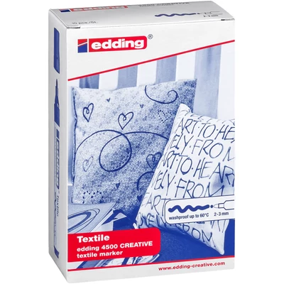 edding 4500 T-shirt marker Basic 10 db-os szett