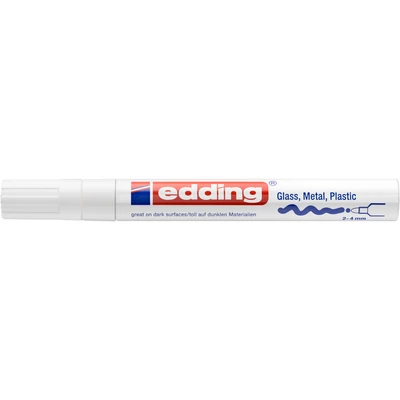 edding 750 CR lakkmarker White
