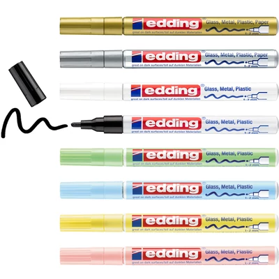 edding 751 lakkmarker pasztell 8 db-os szett