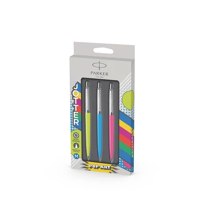 Parker Royal Jotter Golyostóll Pop Art Trio Lime/Sky Blue/Pink Króm Klipsz