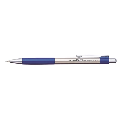 PENAC PÉPÉ MECHANIKUS CERUZA 0.5MM ROZSDAMENTES ACÉL SB0102-11 KÉK TEST