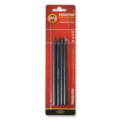 KOH-I-NOOR 8914 PROGRESSO GRAFITCERUZA 4DB (6B.4B.2B.HB)