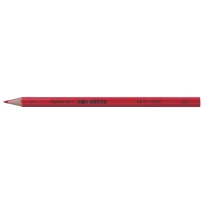 KOH-I-NOOR 3421 POSTAIRÓN PIROS HATSZÖGLETŰ (9MM)