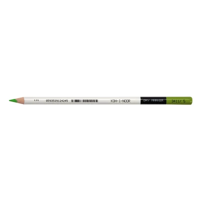 KOH-I-NOOR 3411 SZÖVEGKIEMELŐ CERUZA ZÖLD HENGERES (7.5MM)
