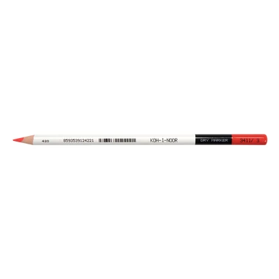 KOH-I-NOOR 3411 SZÖVEGKIEMELŐ CERUZA PIROS HENGERES (7.5MM)