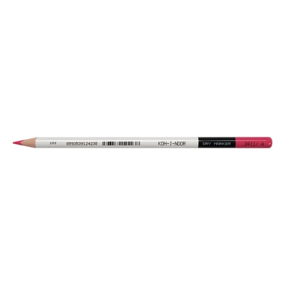 KOH-I-NOOR 3411 SZÖVEGKIEMELŐ CERUZA RÓZSASZÍN HENGERES (7.5MM)