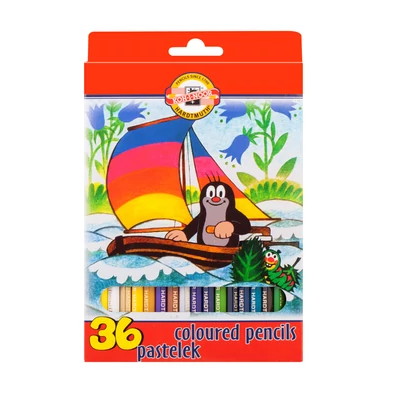 KOH-I-NOOR 3655 SZÍNES CERUZA/36 HATSZÖGLETŰ VAKOND