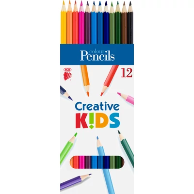 ICO CREATIVE KIDS SZÍNES CERUZA/12 HATSZÖGLETŰ