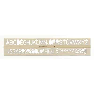 KOH-I-NOOR 748014 BETŰSABLON 20