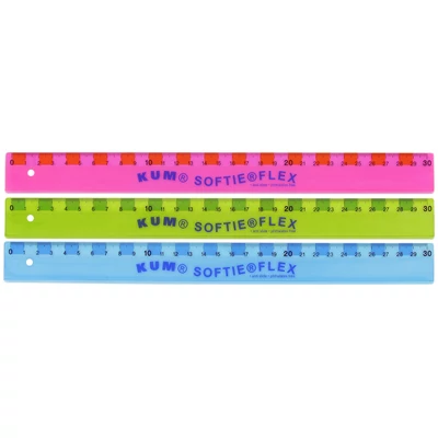 KUM 2250219 HAJLÉKONY VONALZÓ 30 CM D20