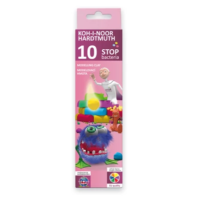 KOH-I-NOOR 131810 GYURMA/10 STOP BACTERIA (ANTIBAKTERIÁLIS) SZÍNES 200 g