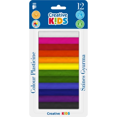 ICO CREATIVE KIDS GYURMA/12 SZÍNES 165g