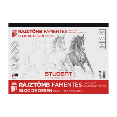 ICO STUDENT SKICCFÜZET 20 LAP A/4