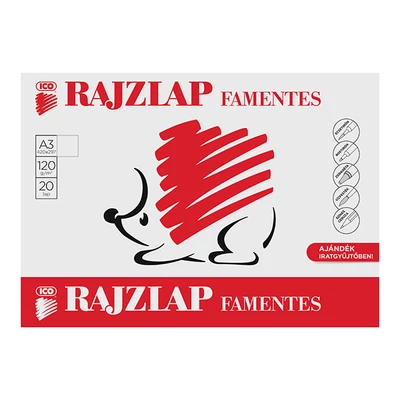 SÜNI RAJZLAP FAMENTES 20 LAP A/3