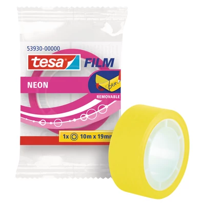 TESA 53930 TESAFILM RAGASZTÓSZALAG ÍRHATÓ NEON 10MX19MM