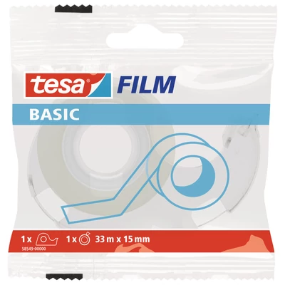 TESA BASIC 58549 RAGASZTÓSZALAG (33MX15MM) + TÉPŐ
