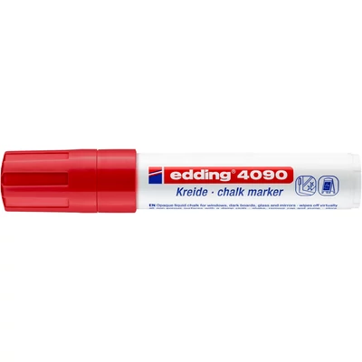 edding 4090 folyékony krétamarker Red