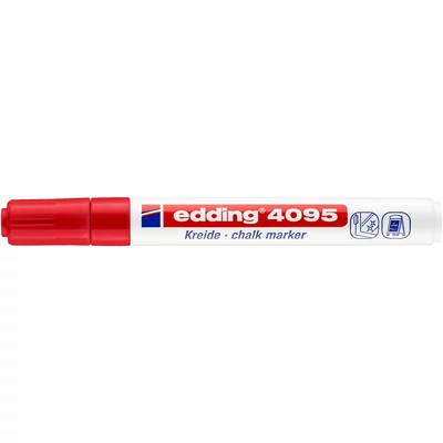 edding 4095 folyékony krétamarker Red