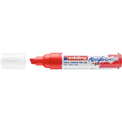 Edding 5000 Akril marker B 5-10 mm Traffic red