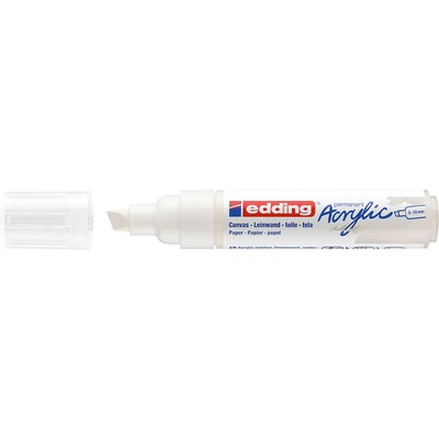 Edding 5000 Akril marker B 5-10 mm Traffic white