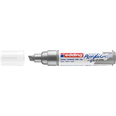 Edding 5000 Akril marker B 5-10 mm Rich silver
