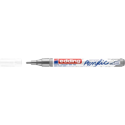 Edding 5300 Akril marker F 1-2 mm Rich silver