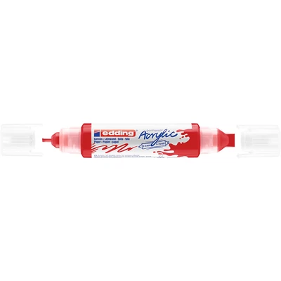 Edding 5400 Akril marker 3D Double liner 2-3 mm/5-10 mm Traffic red