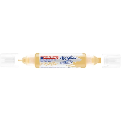 Edding 5400 Akril marker 3D Double liner 2-3 mm/5-10 mm Pastel yellow