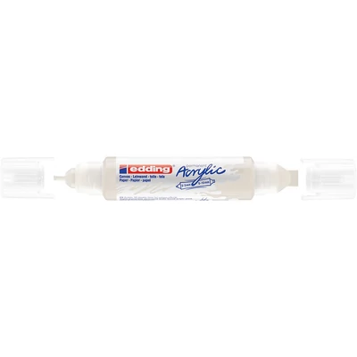 Edding 5400 Akril marker 3D Double liner 2-3 mm/5-10 mm Traffic white