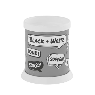 ICO ÍRÓSZERTARTÓ BLACK AND WRITE